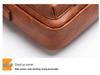 Men's PU Leather Vertical Crossbody Shoulder Bag - Business Casual Handbag and Travel Backpack