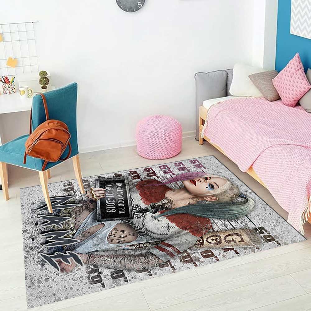 Warnermedia Customize your name rug, office chair cushion, home bedroom living room gift.
