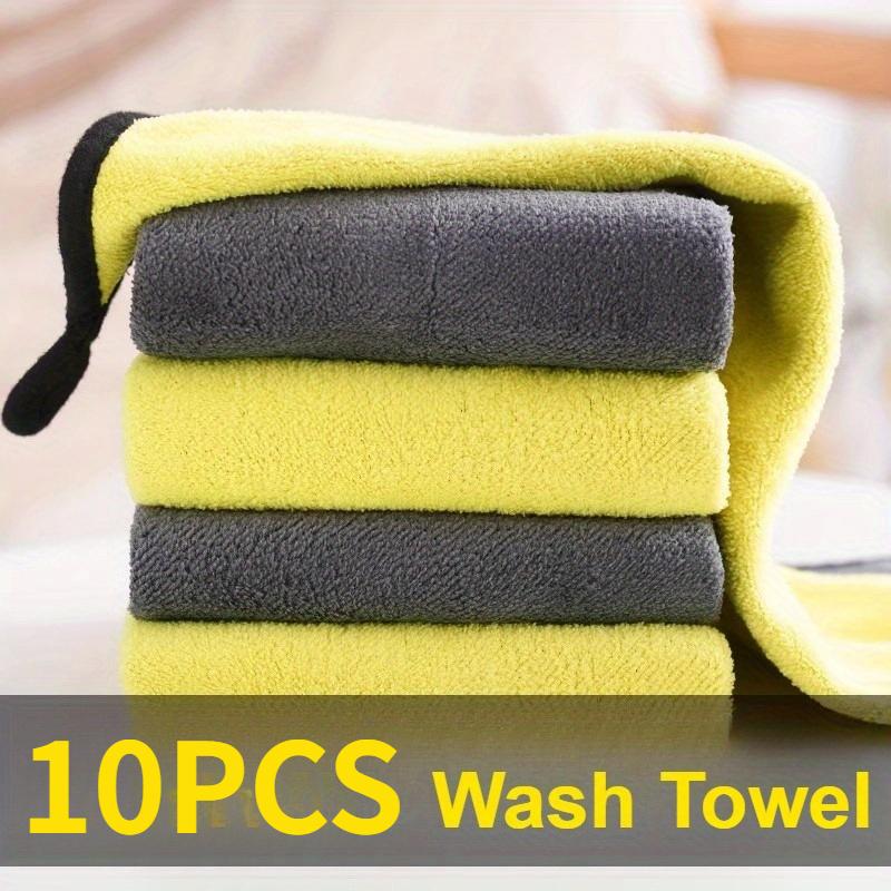 5/10 Peças 30*30 CM Toalha de Microfibra Extra Macia para Lavagem de Carros Pano de Secagem para Limpeza de Carros Pano de Cuidado para Carros Toalha de Lavagem de Carros para Detalhamento