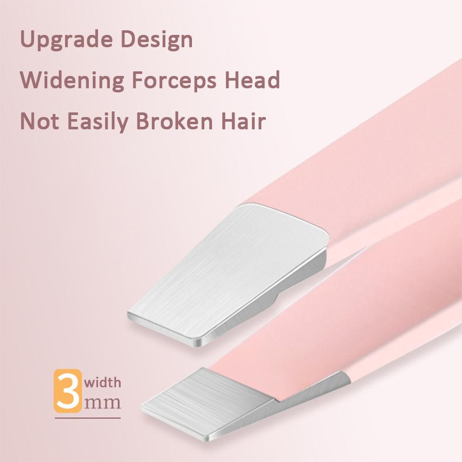 4Pcs Eyebrow Clips Multicolored Tweezers Set for Women Great Precision for Ingrown Hair Splinter Facial Hair Removal Beauty Tool