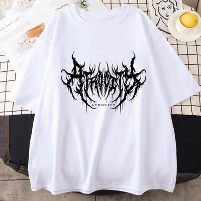 Y2K Sport Tees Fashion Women T-shirt Gothic Print Short Sleeve T-shirt Female Streetwear Harajuku Oversized Clothes Tops
