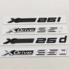 3D ABS Car Styling Logo XDrive 25i 25d Badge Rear Trunk Emblem Side Door Sticker For BMW X2 X3 XDrive Auto Accessories Zw5