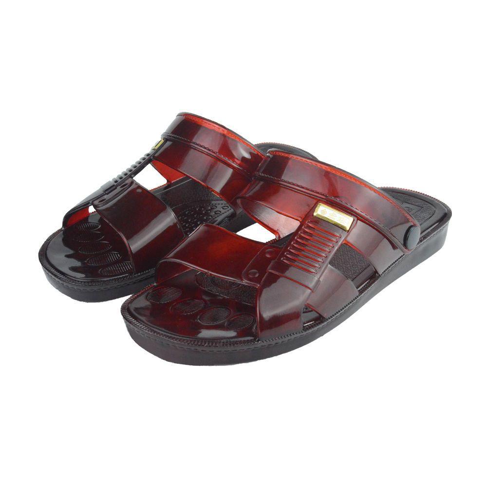 

Мужские сандалии Летние туфли из желе Плоские тапочки Домашние уличные ретро-сандалии Прозрачные сандалии Обувь для мужчин 44