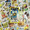 Collezione di carte dei tarocchi Food Fortunes, mazzo mistico, giochi da tavolo, oggetti di scena per divinazione fantasiosi