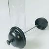 Practical Clear Straw Holder with Dustproof Lid Convenient Plastic Beverages Drinking Straw Dispenser Chopsticks Holder