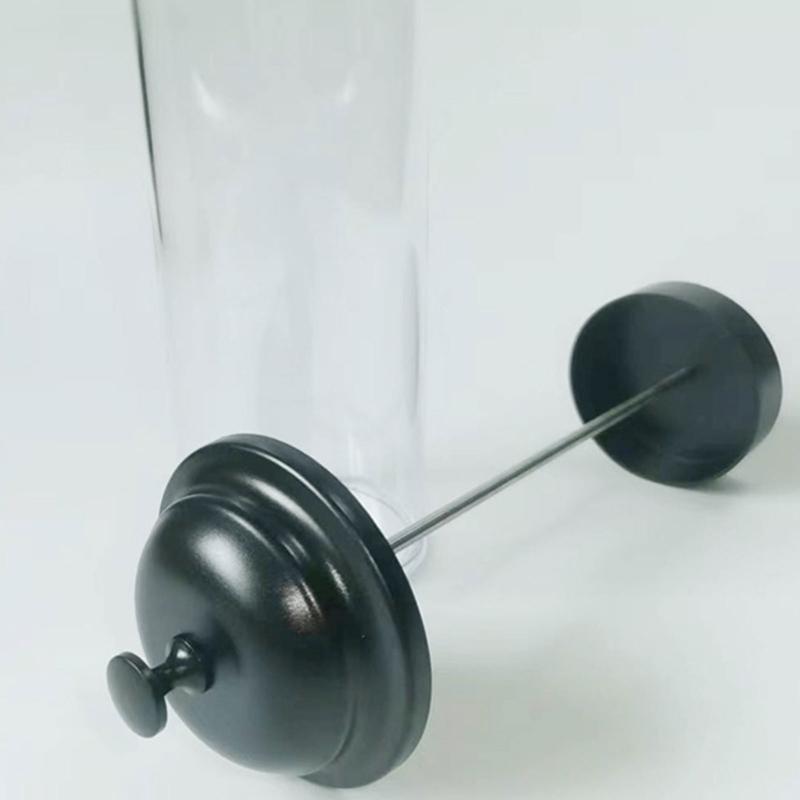 Practical Clear Straw Holder with Dustproof Lid Convenient Plastic Beverages Drinking Straw Dispenser Chopsticks Holder