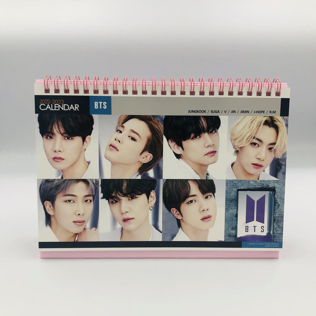 JIMIN 2022-2023 New BTS Desk Calendar with Stickers Set