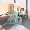 Wall-Mounted Kitchen Chopstick Holder & Draining Storage Box