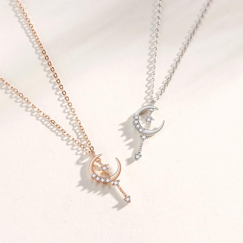 Sailor Moondrop Magic Wand Necklace Women's Light Luxury Temperament Niche High-end Pendant Accessories