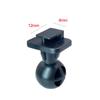 Universal 16mm Dashcam/Bicycle Mount with Suction Cup and Ball Head Adapter