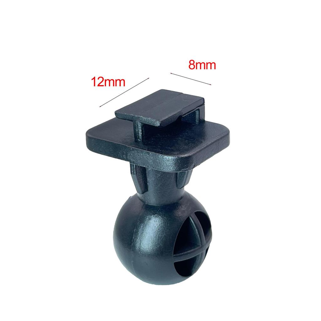Universal 16mm Dashcam/Bicycle Mount with Suction Cup and Ball Head Adapter
