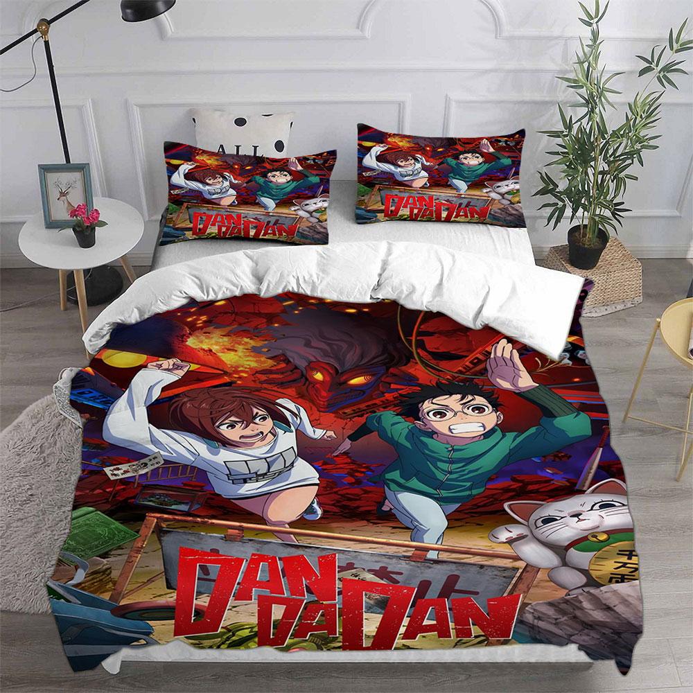 

Новое Аниме ДАН ДА ДАН Мультяшные Комплекты Постельного Белья Изысканный Набор Постельных Принадлежностей Пододеяльник Комплект Одеяла Роскошный Подарок на День Рождения EU single(135x200cm)