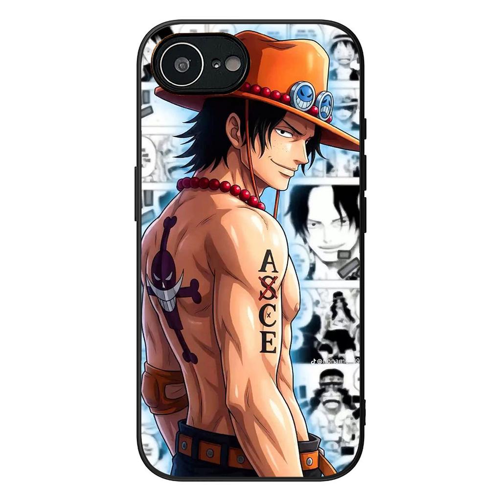 Portgas Ace One Piece Luffy Phone Cover for Motorola Moto G86 G14 G35 G34 G45 G55 G67 G75 G85 G24 G15 G54 G57 Power Case