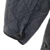 Barbour Quilted Jacket Navy Double Zip Men's Used
