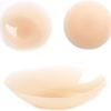 2Pcs/Set Reusable Invisible Silicone Nipple Cover Self Adhesive Breast Chest Bra Pasties Pad Mat Stickers Accessories Lift for Woman