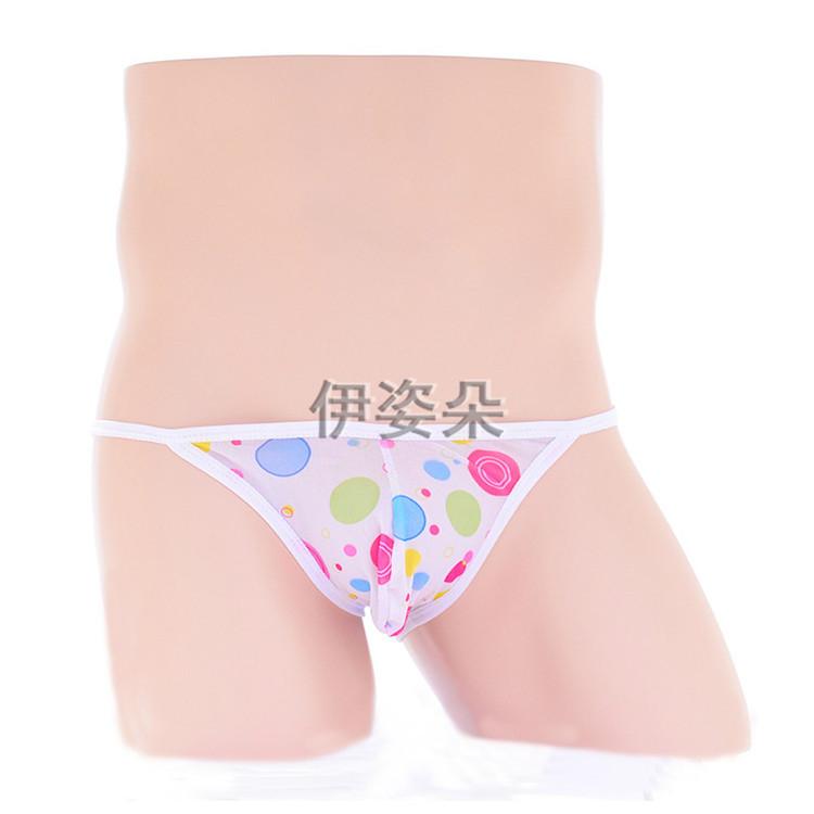 Elastic Men's Mesh Transparent Perspective Flat-angle Sex Underwear, Factory Supply Men's Sexy Sex Underwear