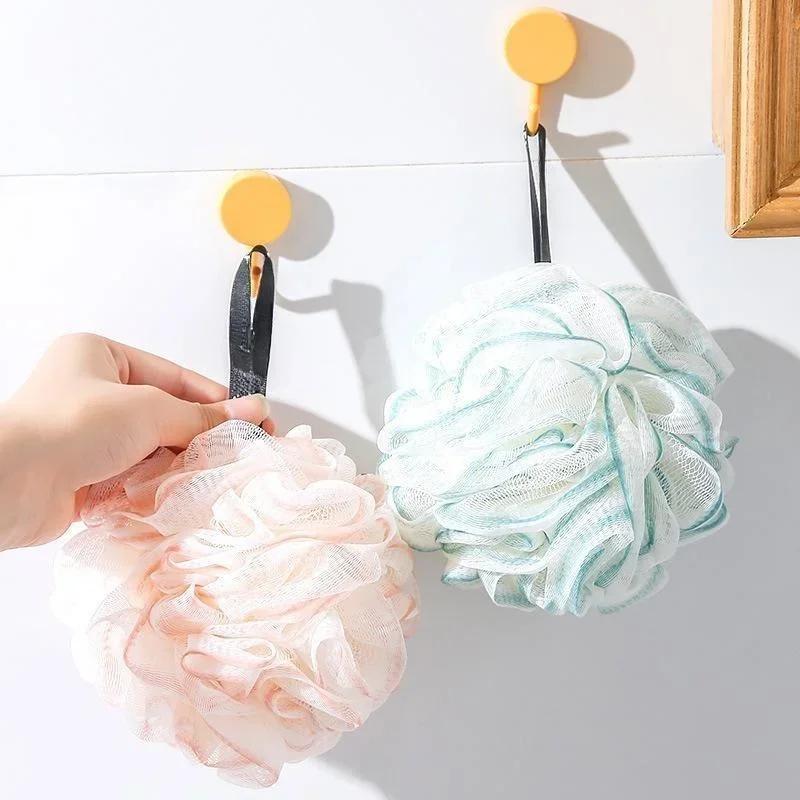 Large Bath Ball Rich Bubble Bath Towel Scrubber Body Cleaning Mesh Shower Wash Sponge Bathroom Accessories