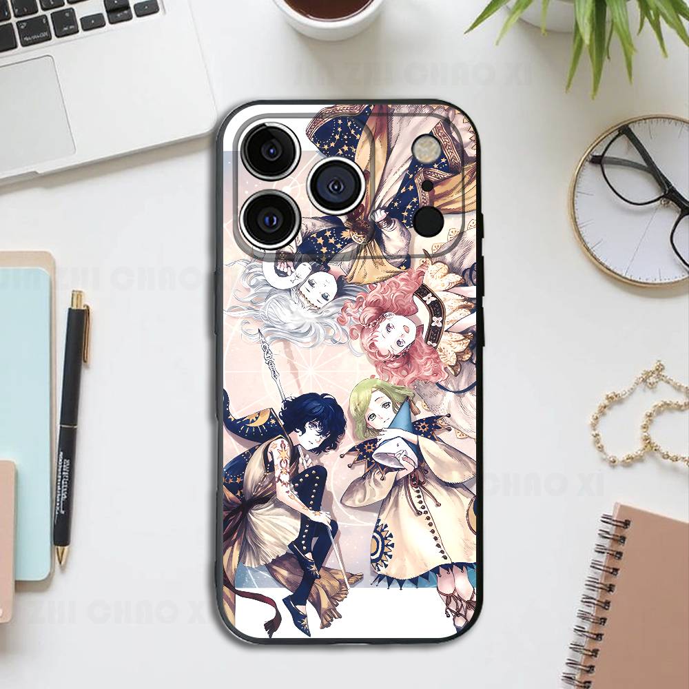 Witch H-Hat A-Atelier Coco Silicone Soft Phone Case For IPhone17 16 15 14 13 12 11 Pro Max Plus X XR SE Cover