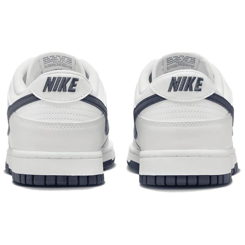 Nike Dunk Low White Midnight Navy Men Sneakers Summit-White Platinum-Tint DV0831-111