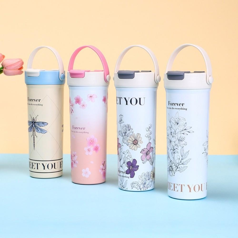 Leak-proof Cartoon Insulated Cup 316 Stainless Steel Coffee Mug Fashionable Water Cup