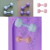 Stylish Pink And Green Dumbbells Set For Women Ideal For Home Fitness And Yoga