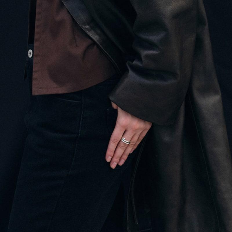 Another Layer Sharp Layer Ring (silver925)