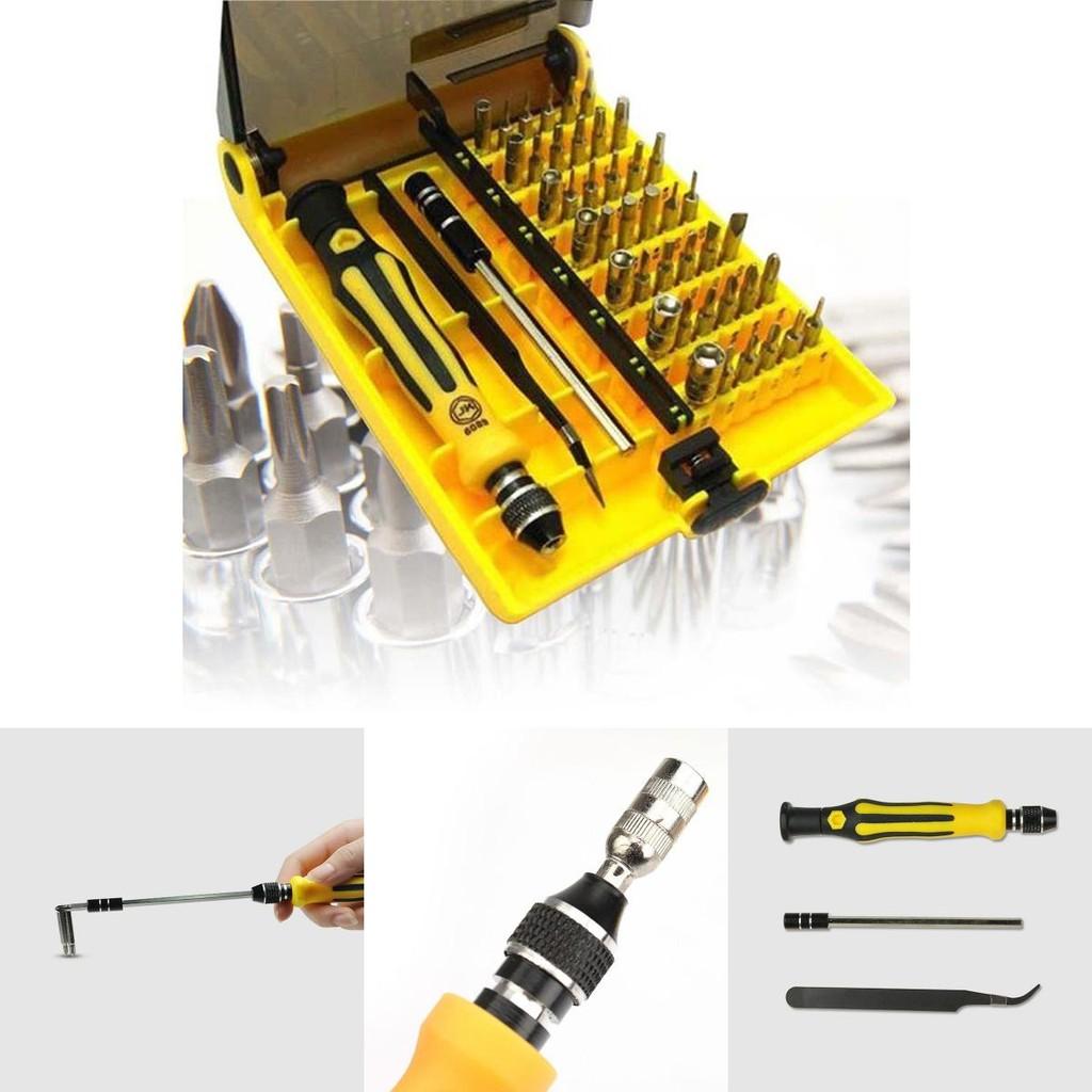Ensemble de tournevis de précision Torx 45 en 1 polyvalent pour la réparation de téléphones portables et d'ordinateurs portables