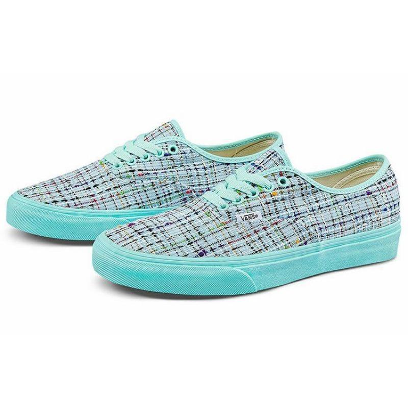 Vans Authentic Low-Top Unisex Skate Shoes Blue Multicolor VN0A5KS96SS
