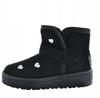 Big Star KK374243 Children's Snow Boots, Insulated, Black, Comfortable for Winter