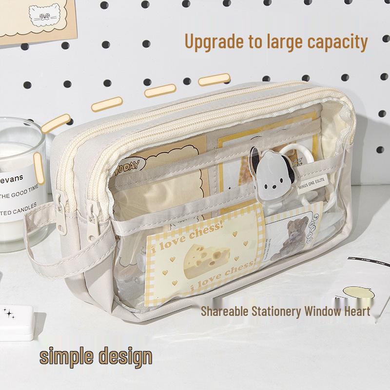 2024 Large Capacity Pencil Case for Girls: Stylish, High-Value Student Box with Advanced Design for Elementary School