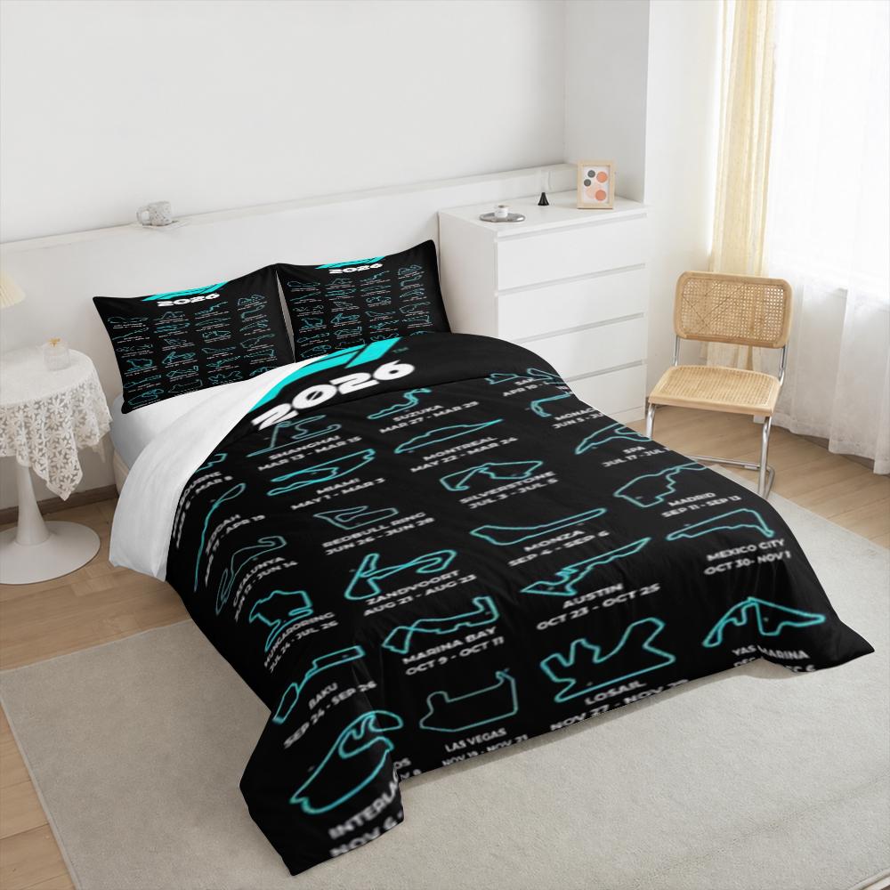 3 Piece Bedding Set with Duvet