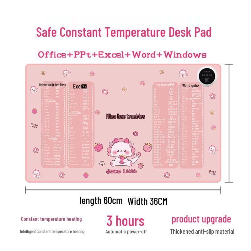 Electric Heated Mouse Pad with Temperature Control