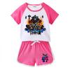 2026 Kids' Summer Outfit: Boys & Girls Short Sleeve T-shirt and Shorts - Casual Sports Two-Piece Set