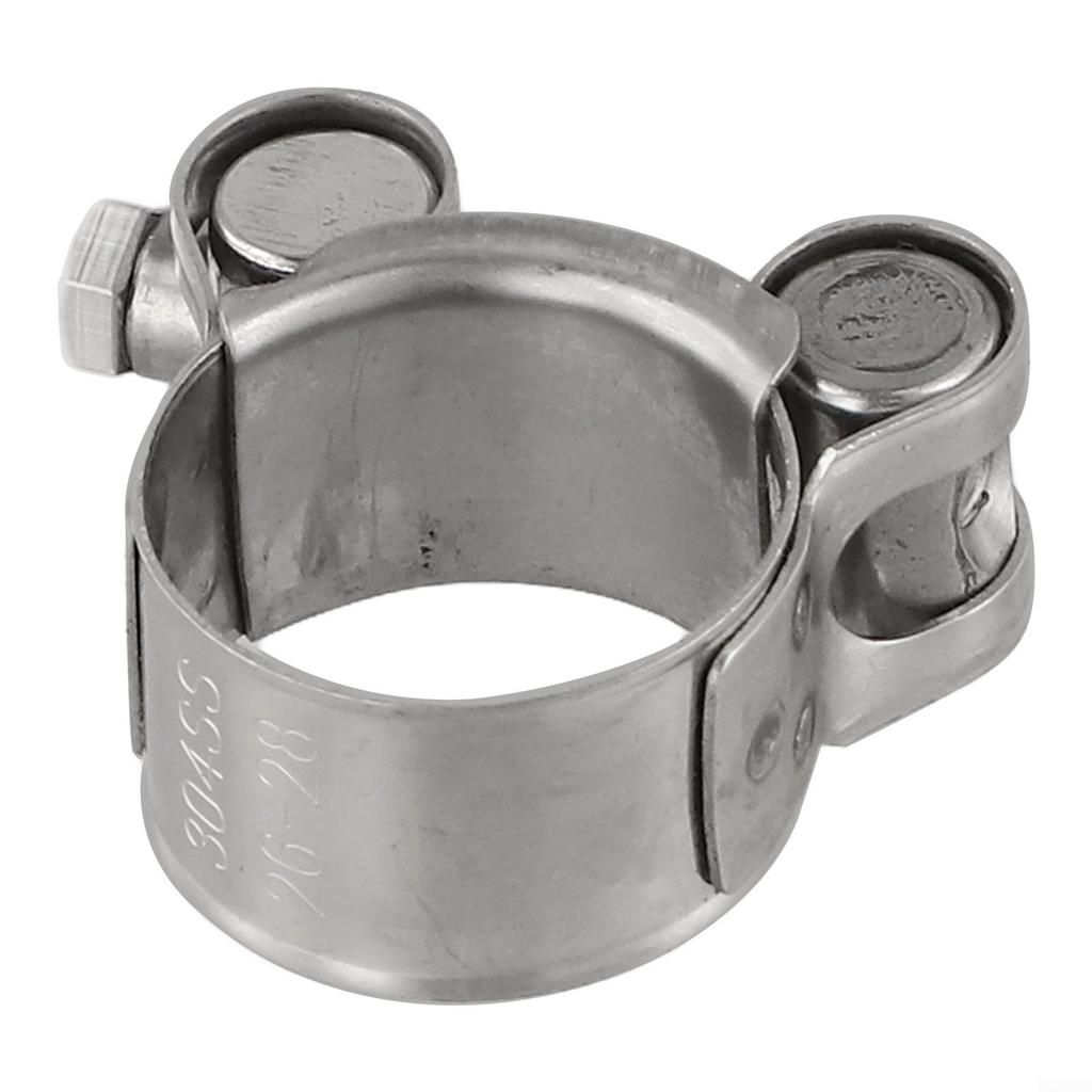 Heavy Duty Stainless Steel Clamp Suitable for High Pressure Hoses 26 28mm