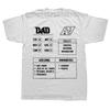 Dad Character Sheet Dungeons and Dragons DND T Shirt Birthday Gifts Dungeon Master Fathers Day Short Sleeve Loose Style Tshirt
