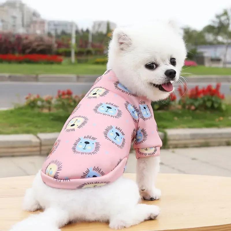 Cappotto Felpa Invernale Caldo per Cani Piccoli Bulldog Chihuahua Shih Tzu Felpa Cucciolo Gatto Maglione Cani