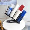 Coffee Cup Holder Lid Organizer with Straw Holder 4 Compartment Coffee Cup Dispenser Adjustable Coffee Bar Organizer