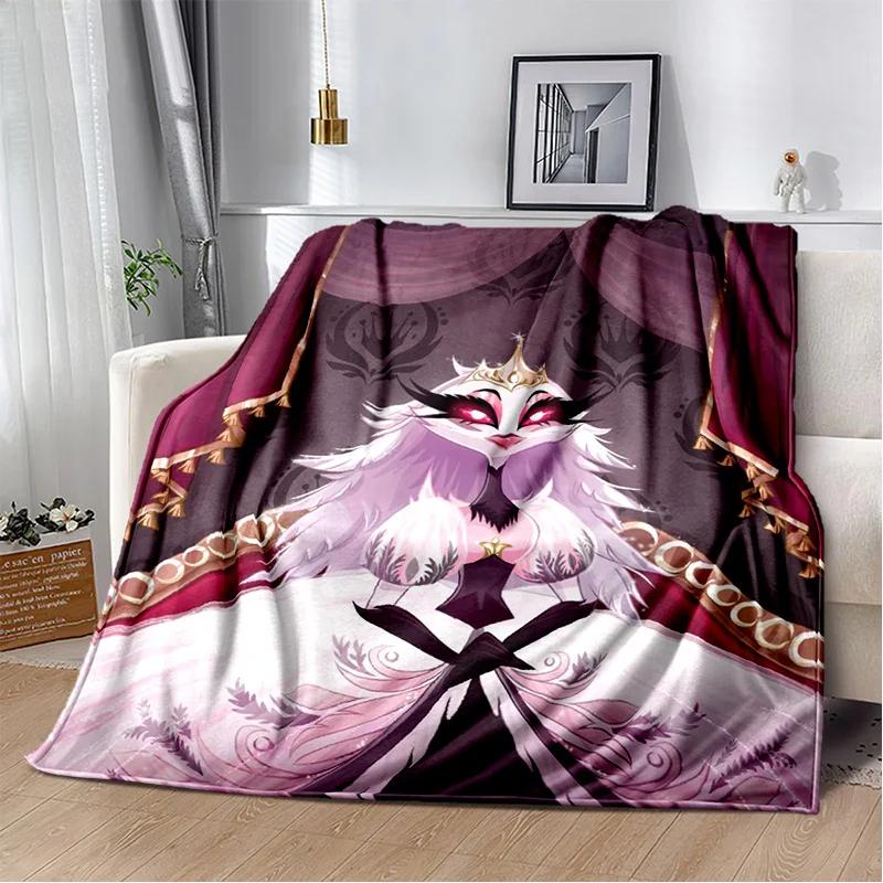 Helluva Boss Blitzo Adult Animation Soft Plush Blanket,Flannel Blanket Throw Blanket for Living Room Bedroom Bed Sofa Picnic Kid