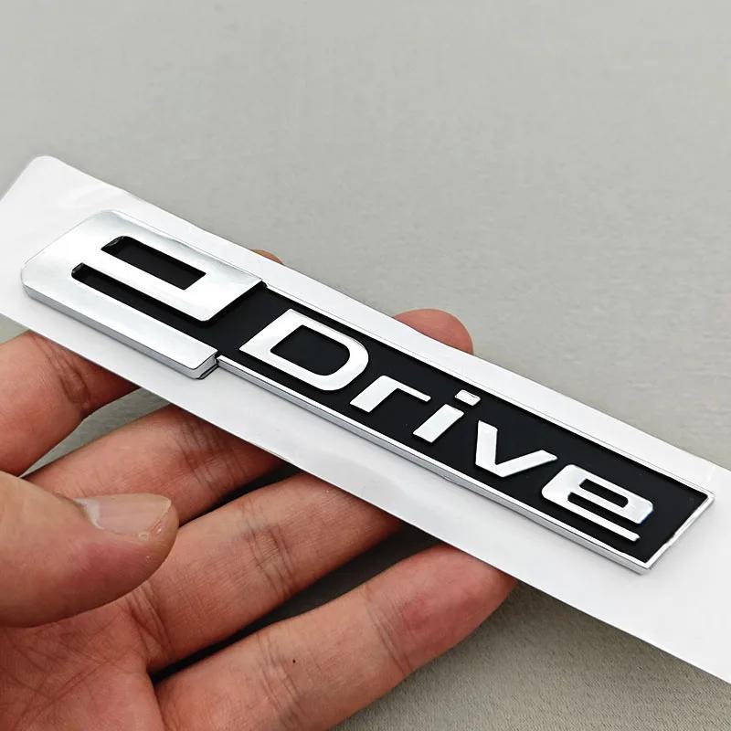 3D ABS eDrive Emblem Badge Car Decal Zinc Alloy Sticker For BMW EV Hybrid i3 i8 330e 530e X5 Trunk Fender Auto Accessories xf8