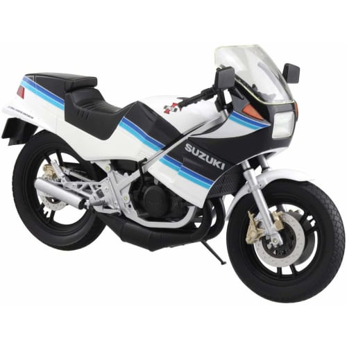 Skynet 1/12 Scale Complete Motorcycle Suzuki RG250 Blue x White