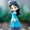 Disney Animation Mulan Princess Character Model Toy Doll Gift Cake Home Decoration Birthday Party Gift