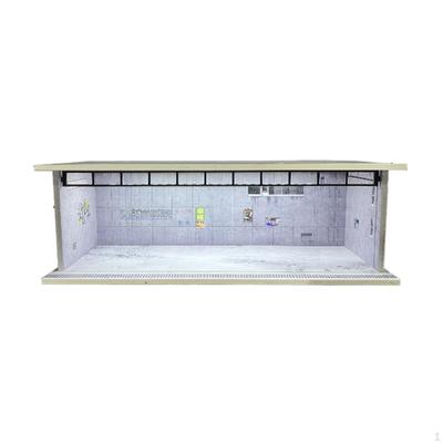 1/64 Model Car Display Case Collectible Gift Dustproof Decorative Photo Prop Ornament Parking Lot
