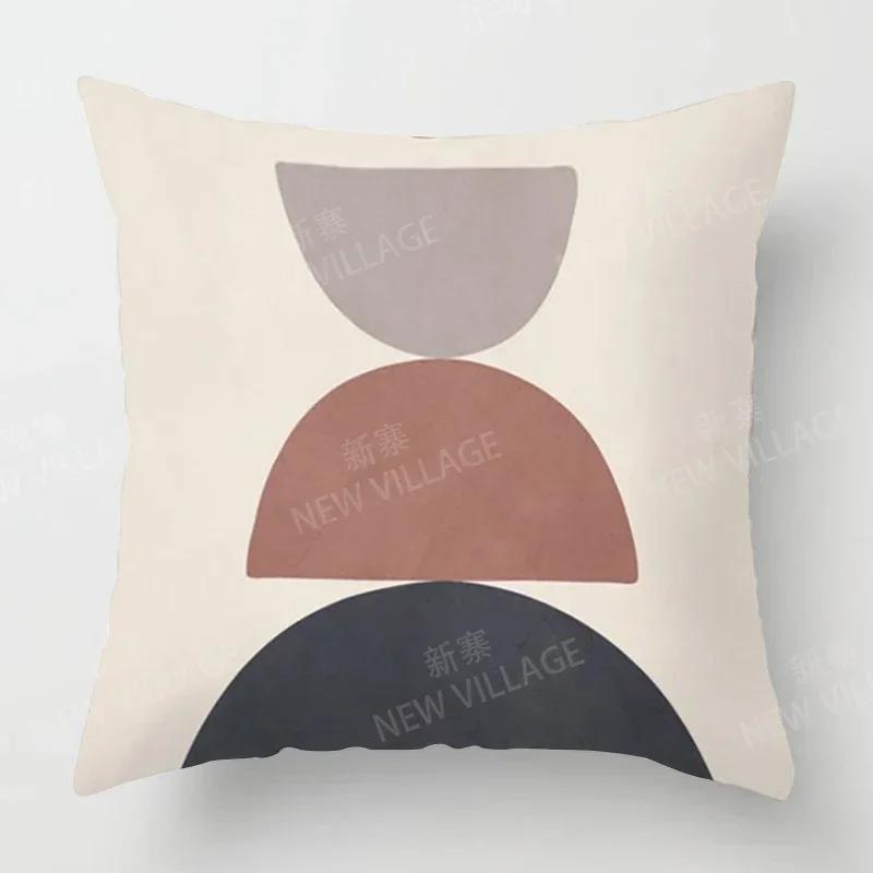 Nordic Fall Home Decor Autumn Throw Pillow Cover Sofa Cushion Cover Modern Morandi