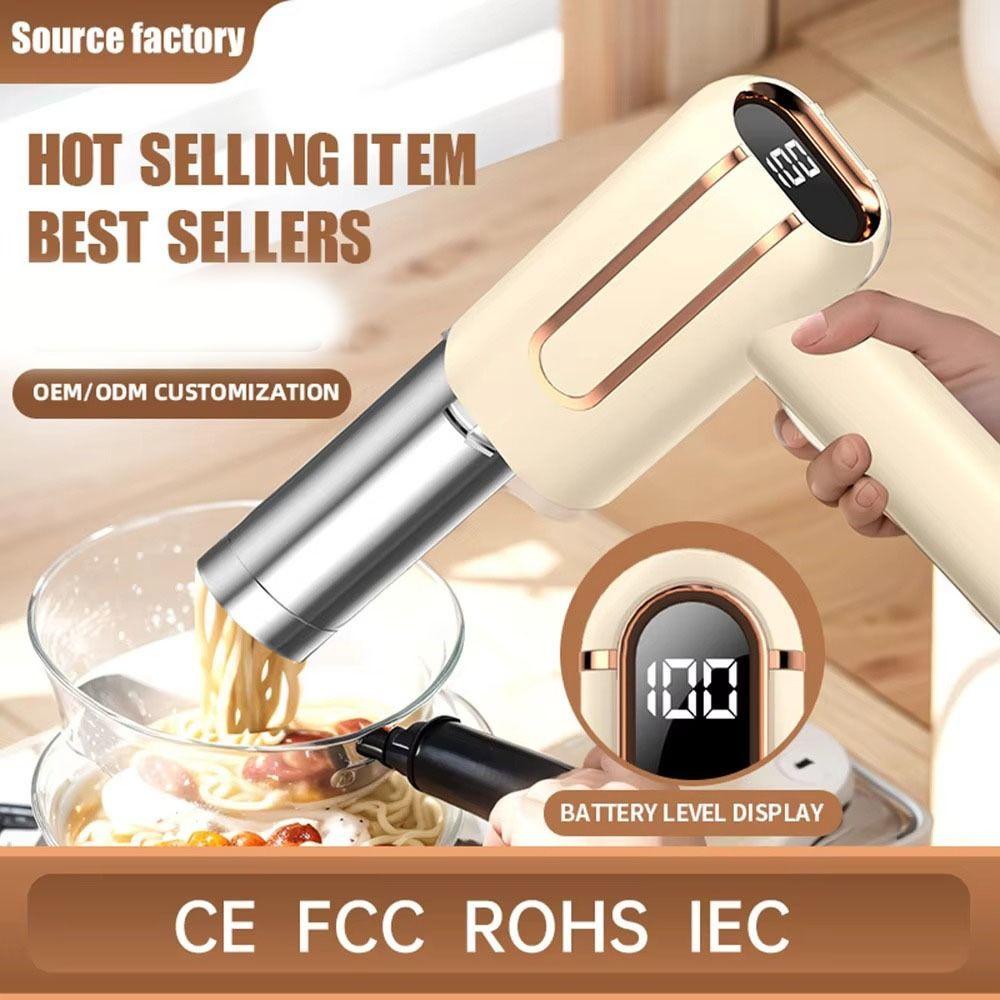 Handheld Wireless Pasta Making Machine USB Rechargeable Noodle Squeezing Machine  Restaurant