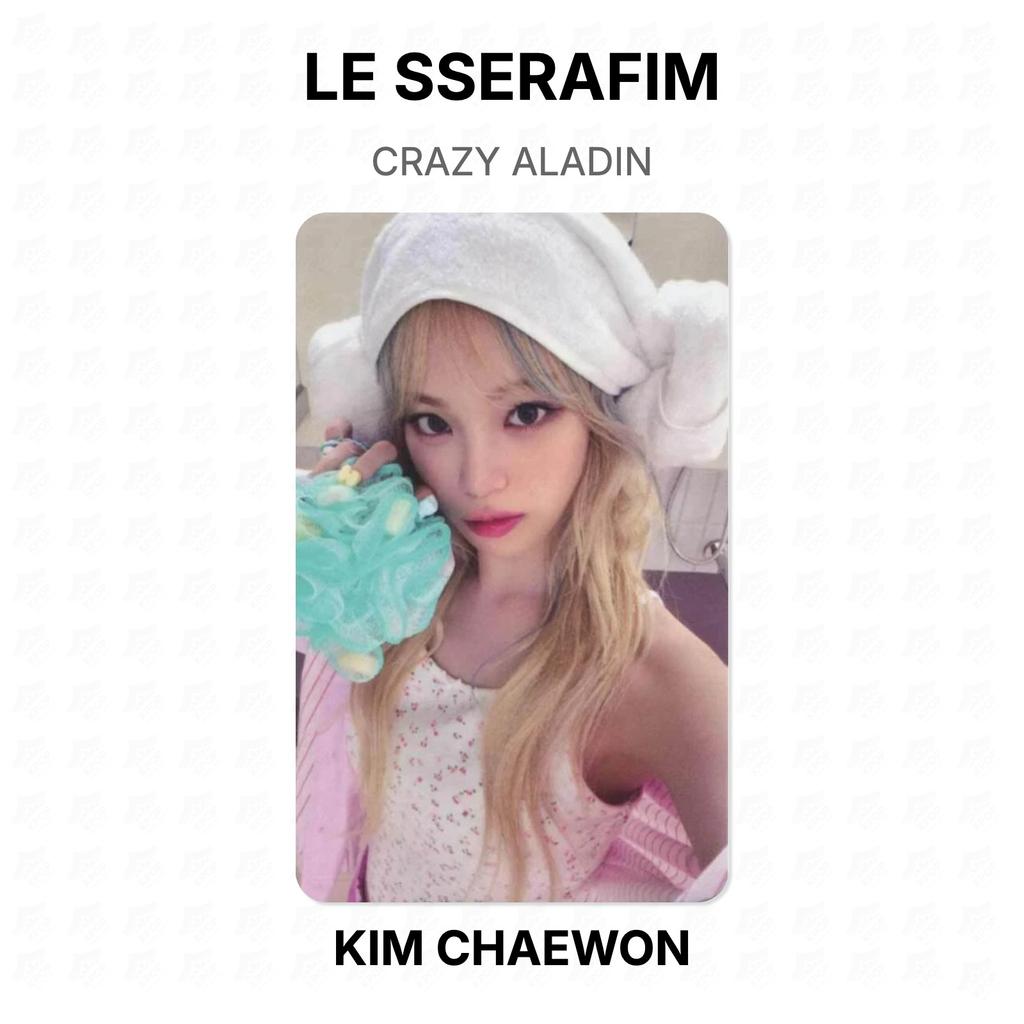 LE SSERAFIM CRAZY ALADIN Offizielle Fotokarte