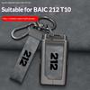 Für Baic Baw Beijing 212 T01 Zinklegierung Leder Anti-Drop Anti-Kratzer Schlüsselanhänger Hülle Schlüsselanhänger Anti-Kratzer Auto Zubehör