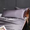 New Summer Washed Silk Long Pillowcase Double Pillowcase Couple 1.2 Meters 1.5m Long Ice Silk Pillowcase Without Sheets