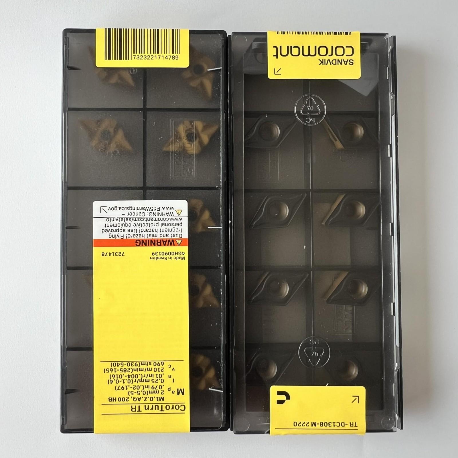 

SANDVIK / TR-DC1308-M 2220 / Original Swedish hard alloy blade 10 Pcs