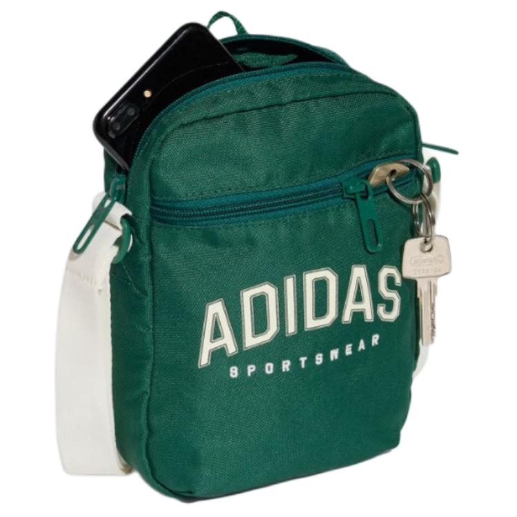 New Adidas Polyester Crossbody Bag Shoulder Bag Unisex Green JD1901