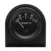 40~120 Celsius Water Temp Gauge 52mm Temperature Meter With 1/8NPT Sensor 12V Auto Instrument Black Shell